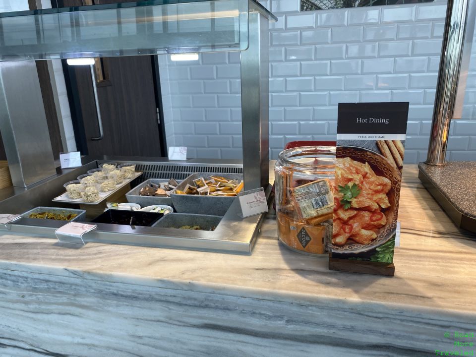 LHR T5 Plaza Premium salad bar