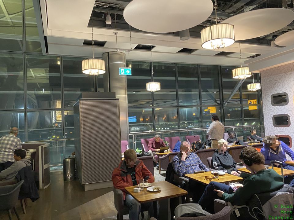 LHR T5 Club Aspire Lounge dining area