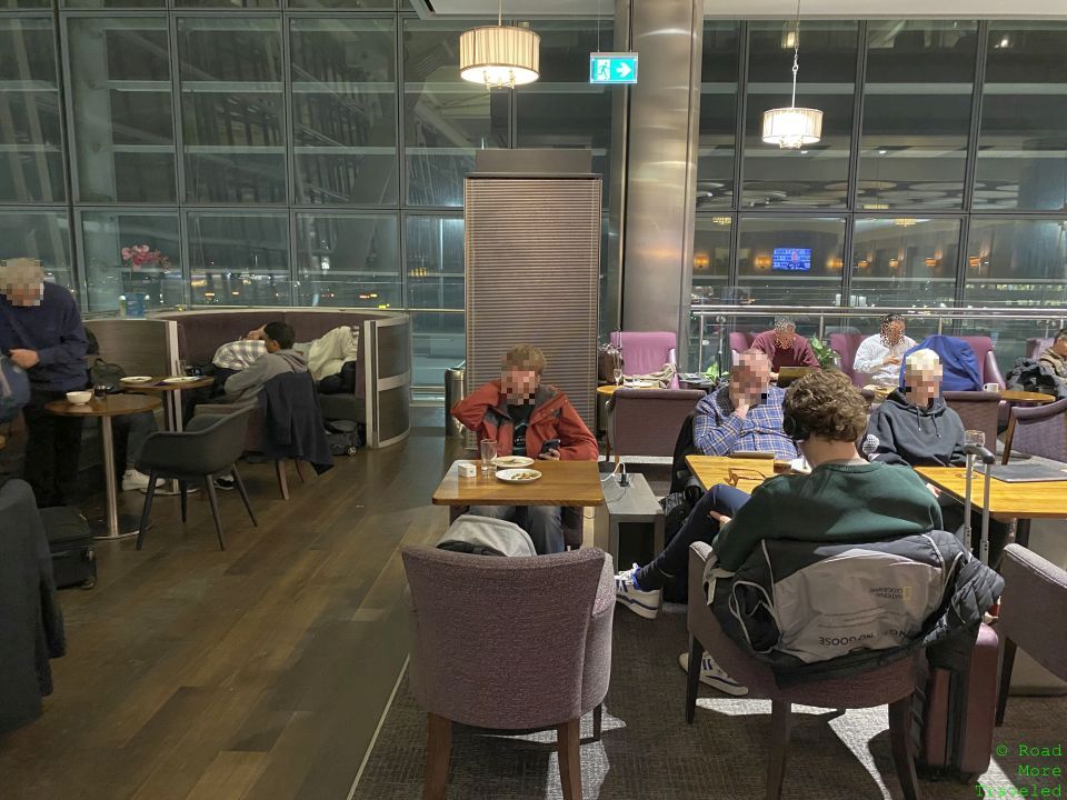 LHR T5 Club Aspire Lounge dining area - 2