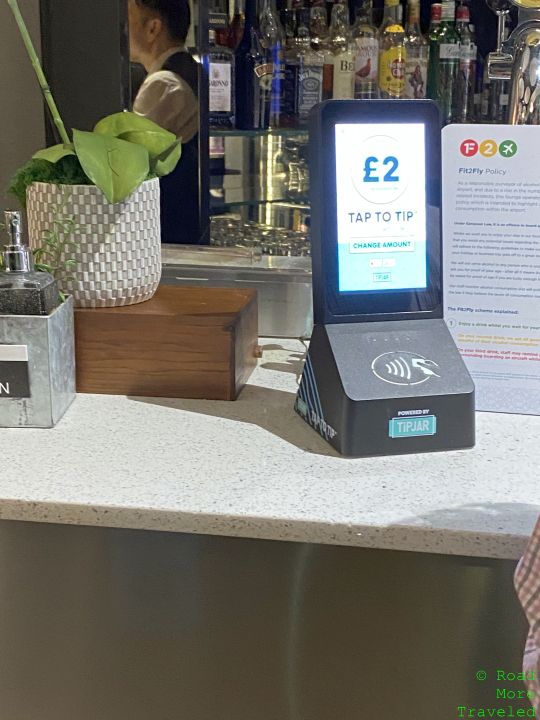 LHR T5 Club Aspire Lounge tip device