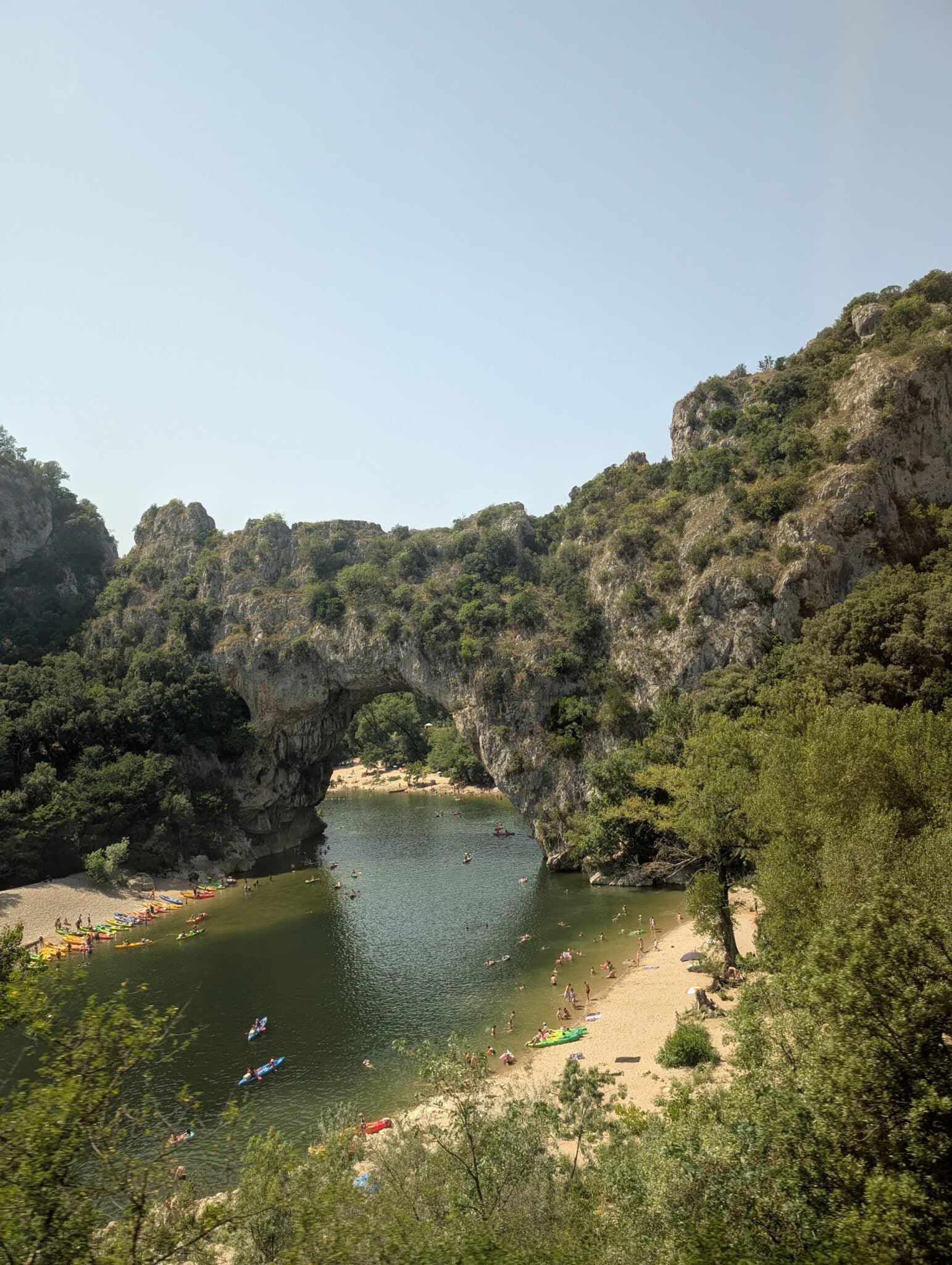 a river with rocks and trees