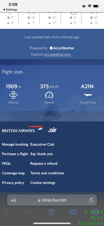 BA intra-Europe flight stats
