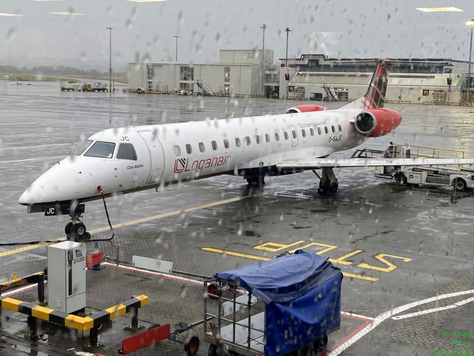 Loganair E145 at GLA