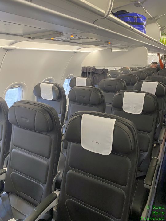 BA A321 Club Europe cabin
