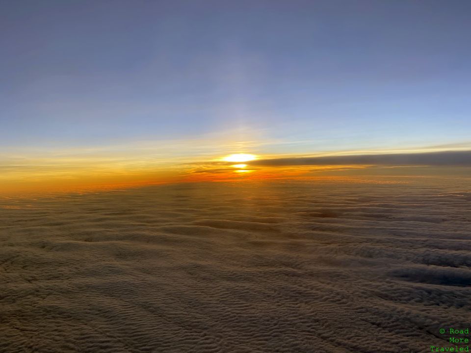 Wavy stratus at sunset, northwestern England