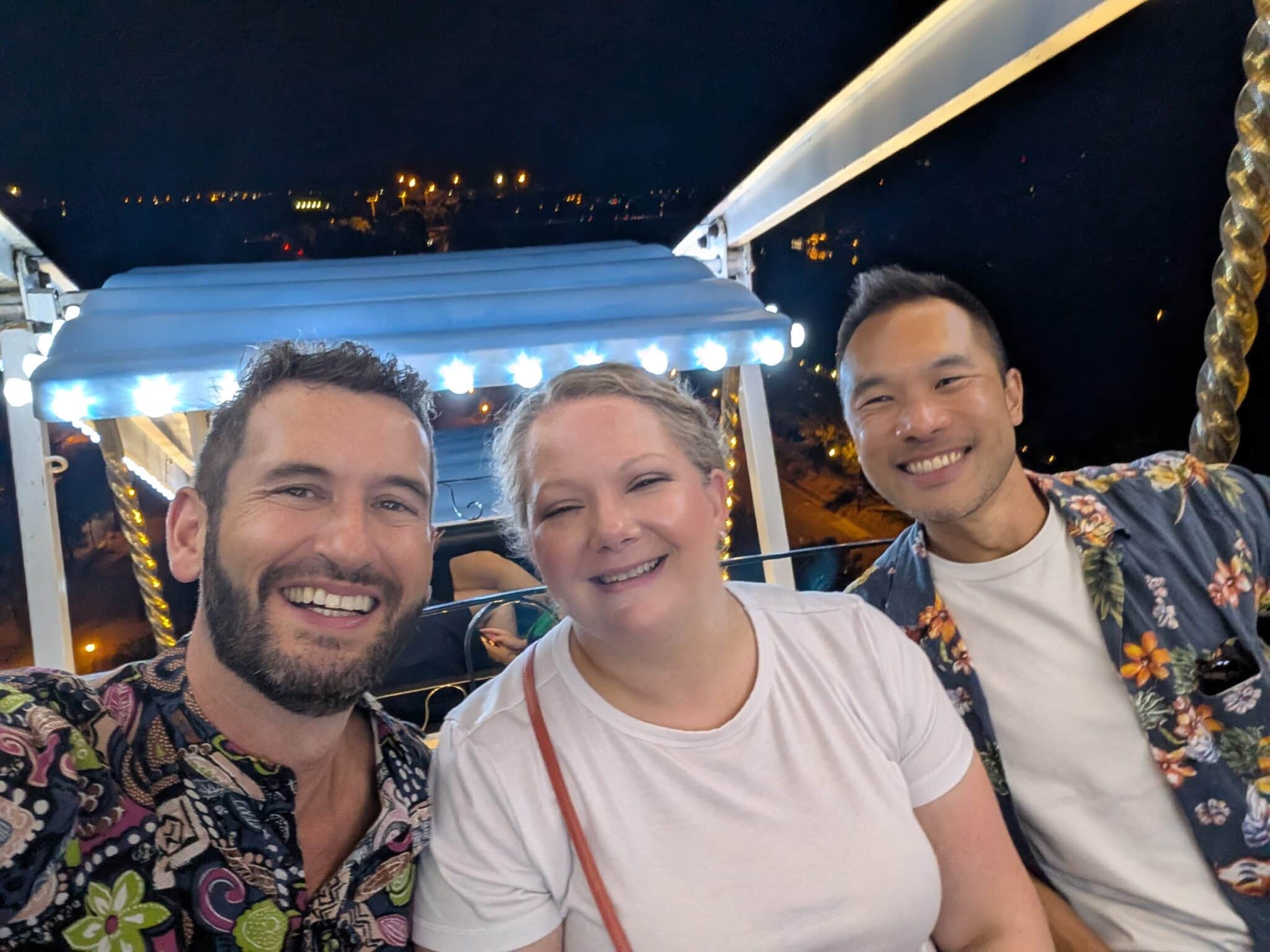 a group of people posing for a photo