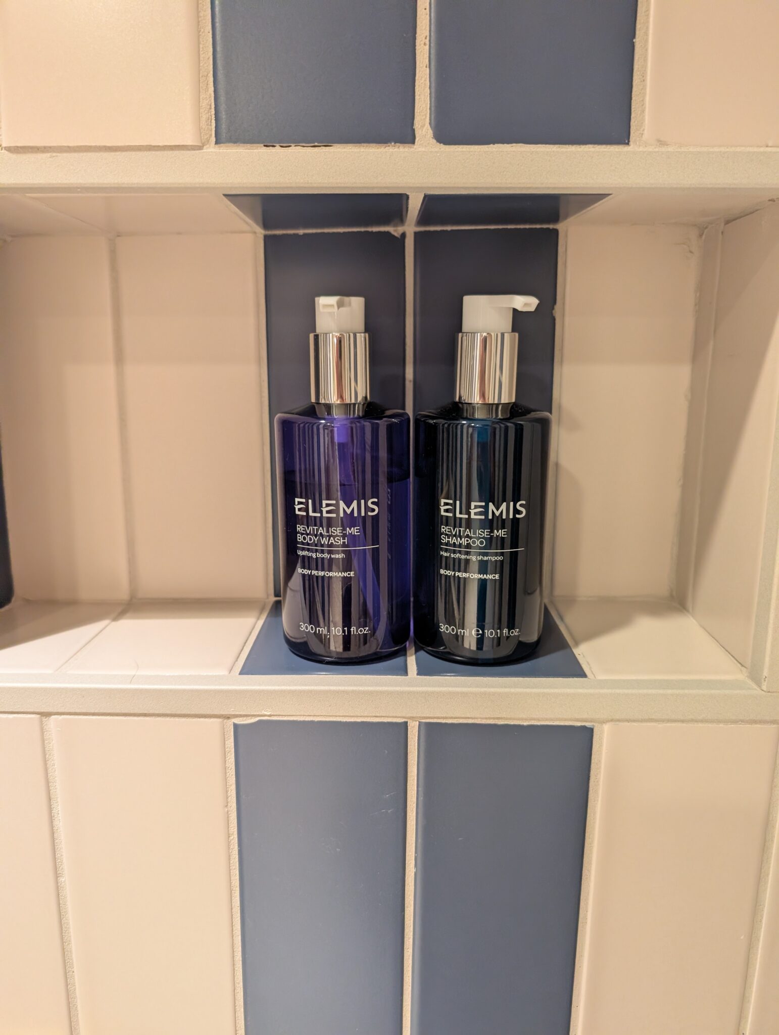a couple of bottles on a shelf