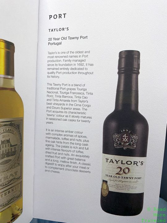 QR Business Class port