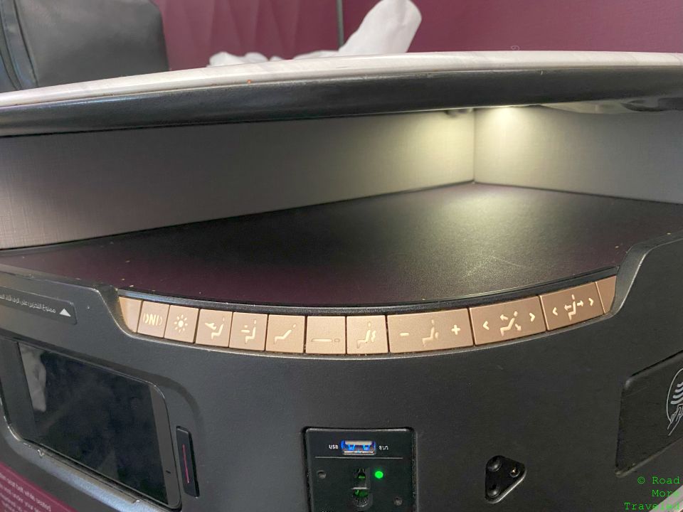 QR QSuites under tray storage