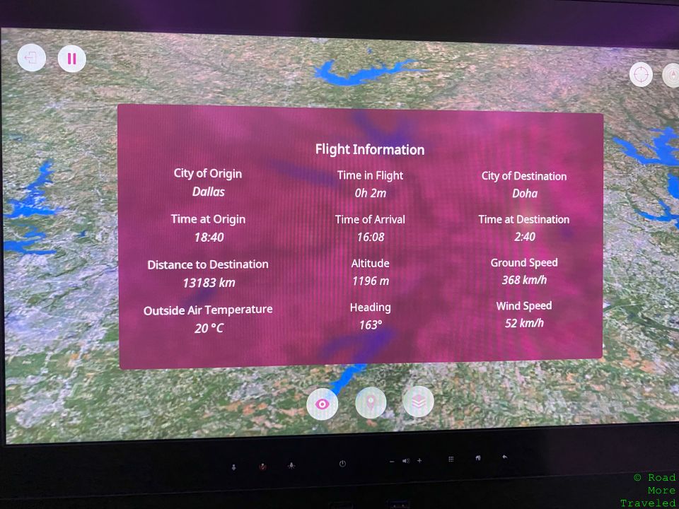 QR Oryx ONE moving map