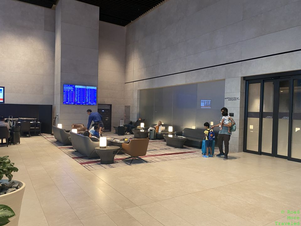 QR Al Mourjan Garden Lounge back seating area