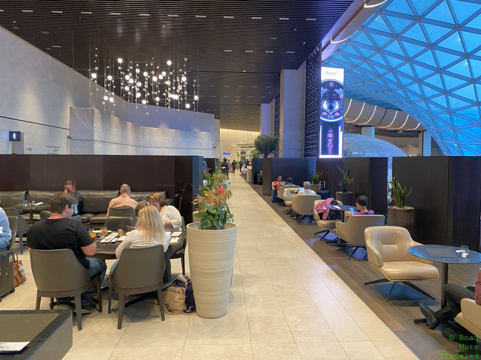 QR Al Mourjan Garden Lounge dining room corridor