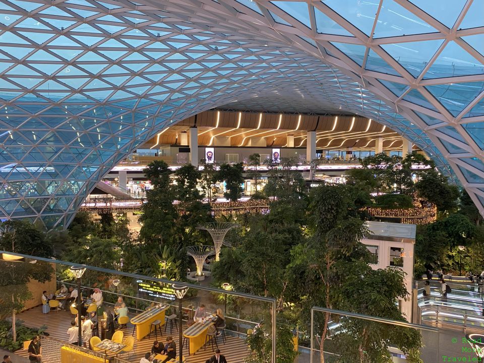Qatar Airways Al Mourjan Garden Lounge Doha - The Orchard view