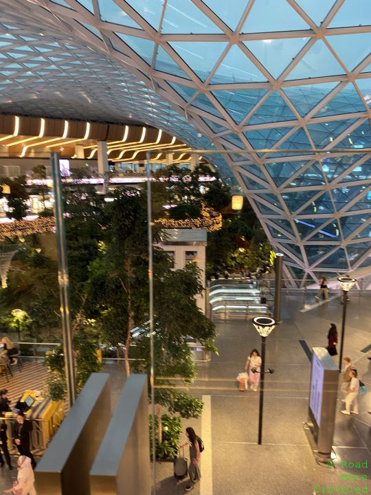 Qatar Airways Al Mourjan Garden Lounge Doha - The Orchard view