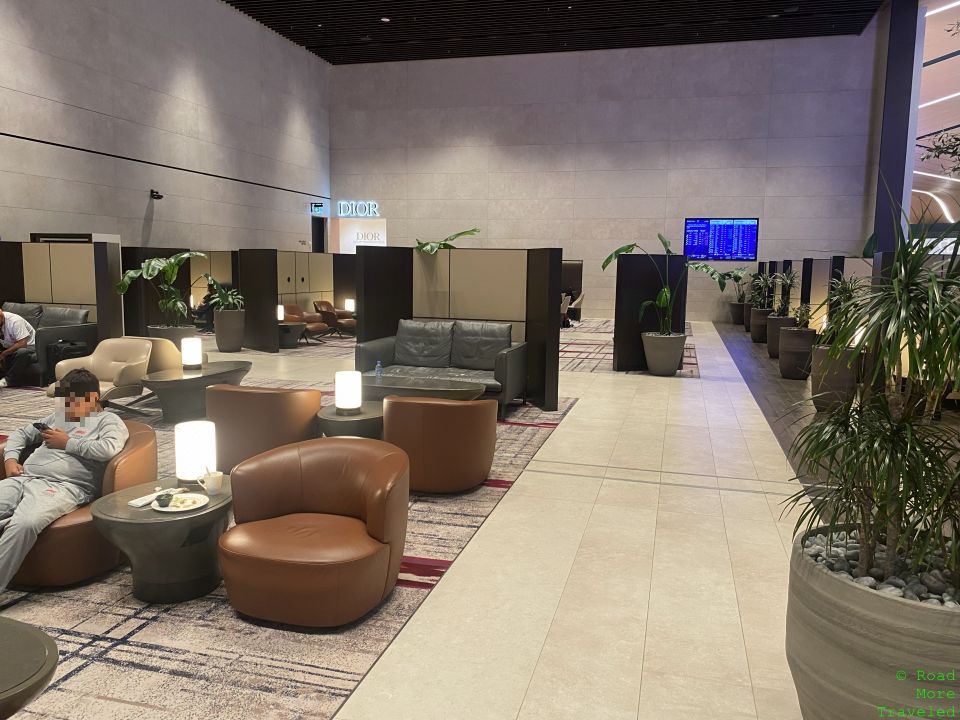 Qatar Airways Al Mourjan Garden Lounge Doha work area