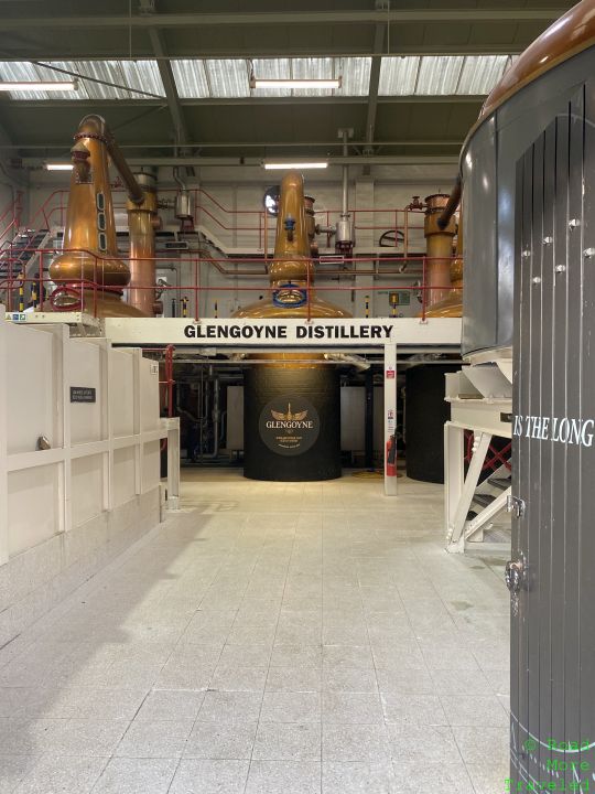Seven miles of the West Highland Way - pot stills at Glengoyne Distillery