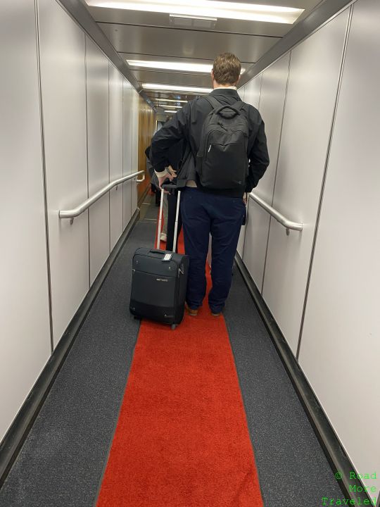 Boarding AA A321XLR inaugural at JFK