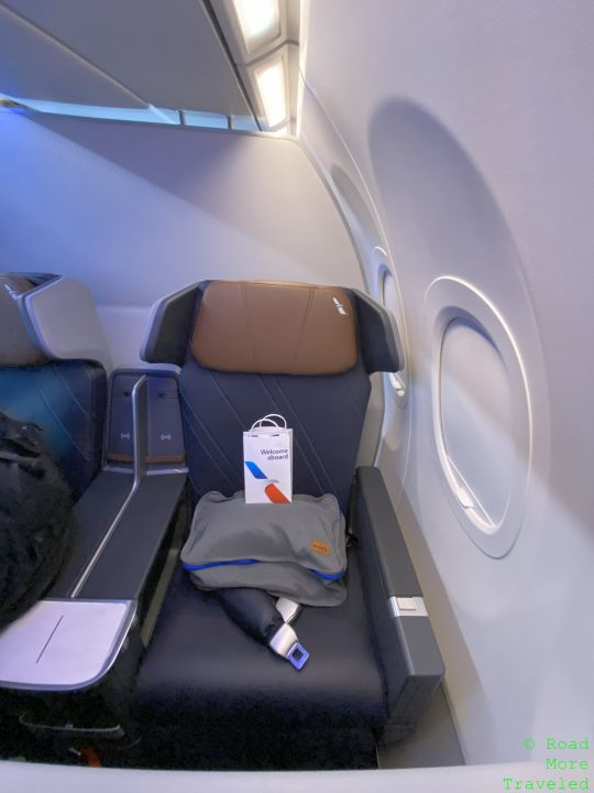 American A321XLR Premium Economy window seat