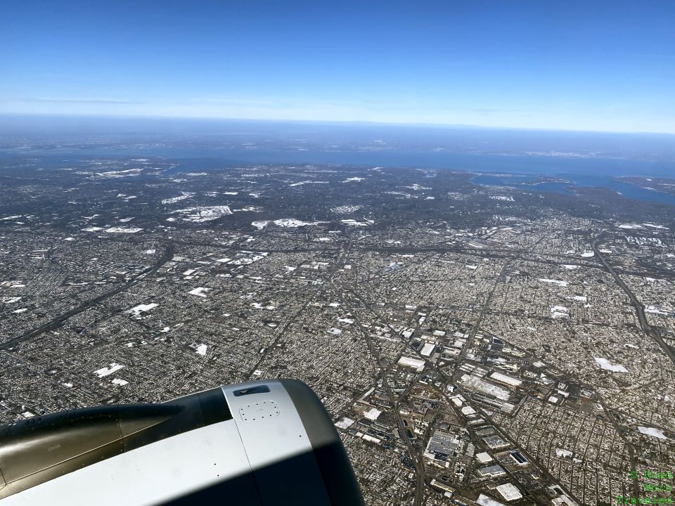 Long Island suburbs approaching Long Island sound