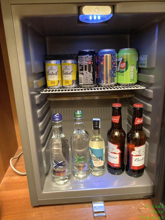 Carlton George Hotel Glasgow minibar