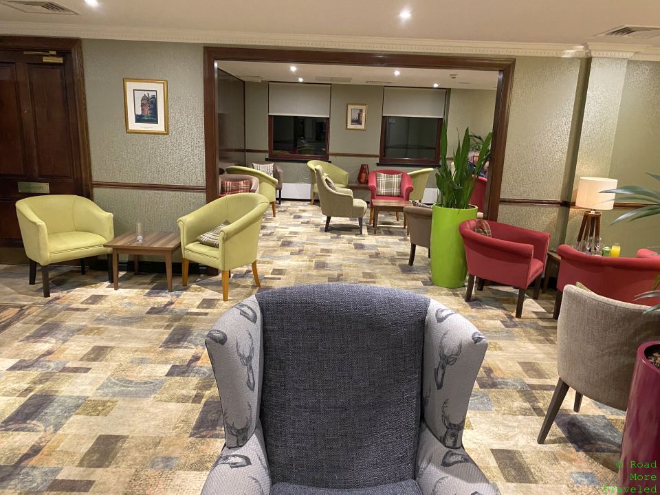 Carlton George Hotel Glasgow executive lounge seating