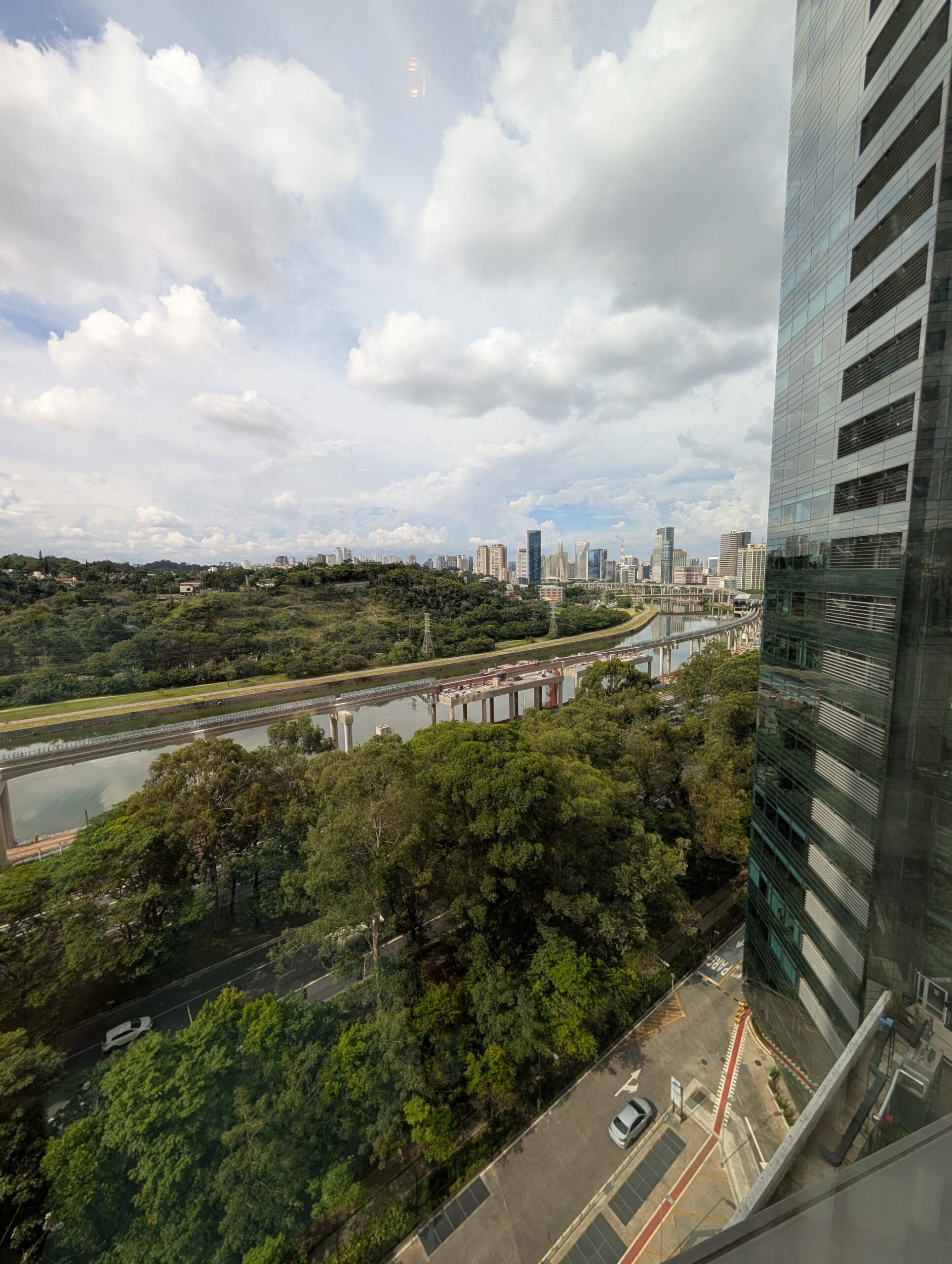 JW Marriott Sao Paulo Executive Lounge view