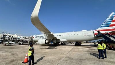American Airlines Airbus A321 Bridgetown