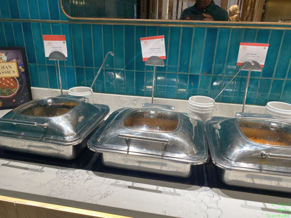 Welcomhotel by ITC Hotels Cathedral Road Chennai breakfast buffet - North Indian selection