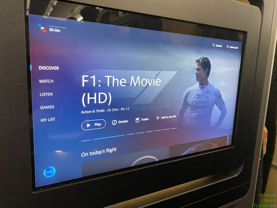 a screen with a man on it