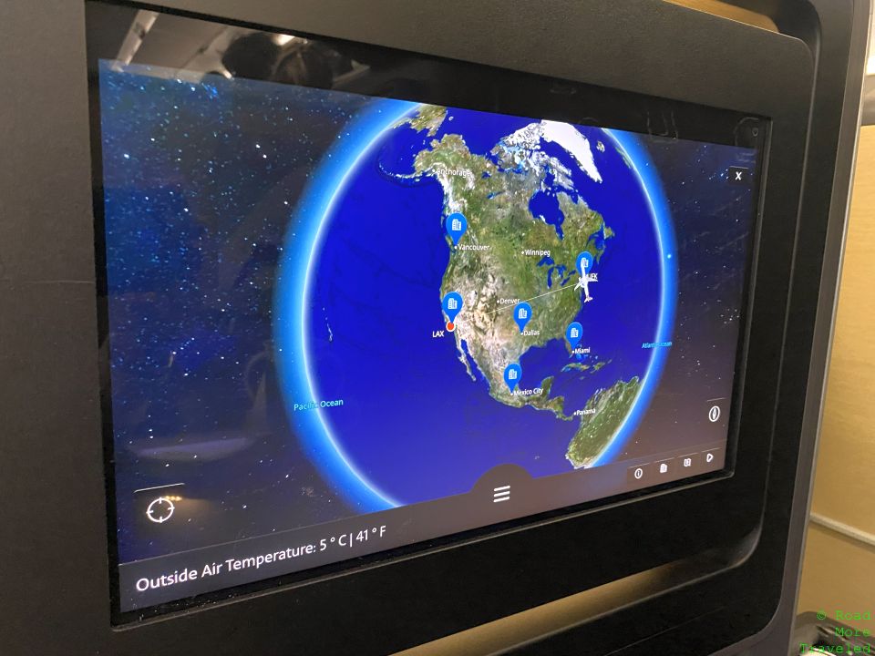 a screen with a map on it