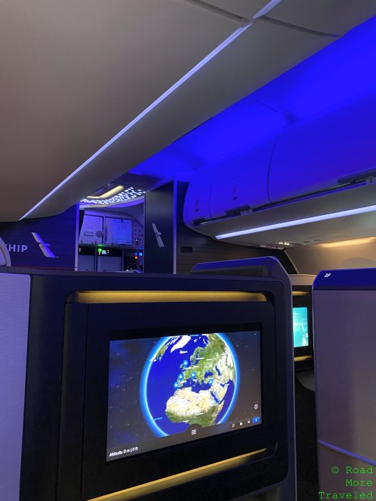 a screen on a plane