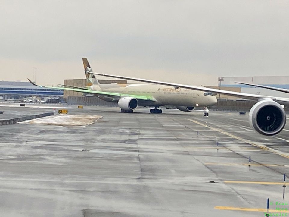 Etihad A350-1000 at JFK