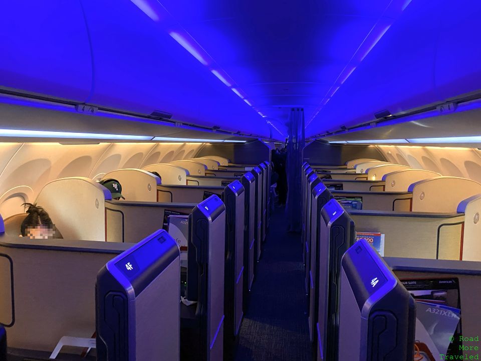 American A321XLR Business Class - cabin