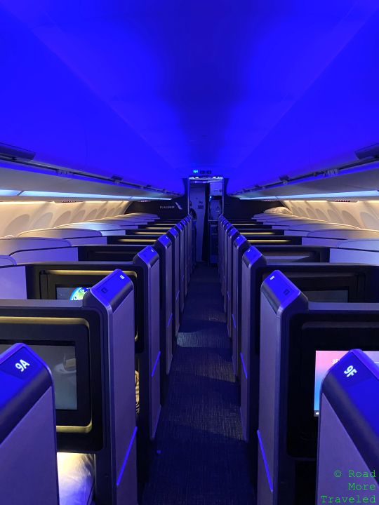 a row of seats in a plane