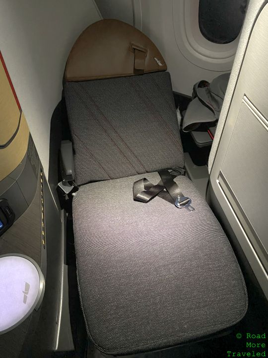 American A321XLR Business Class - seat in relaxed mode