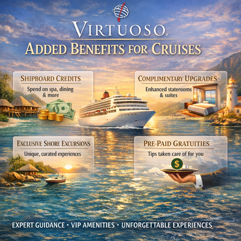 a poster of a cruise ship