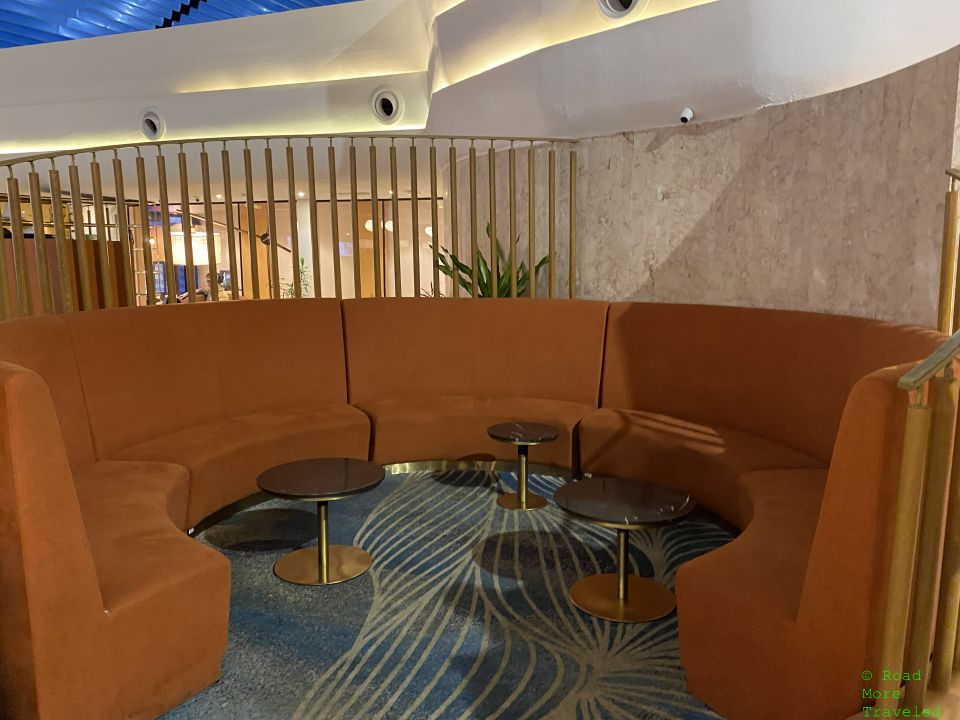 Travel Club Lounge Chennai Terminal 2 couch seating