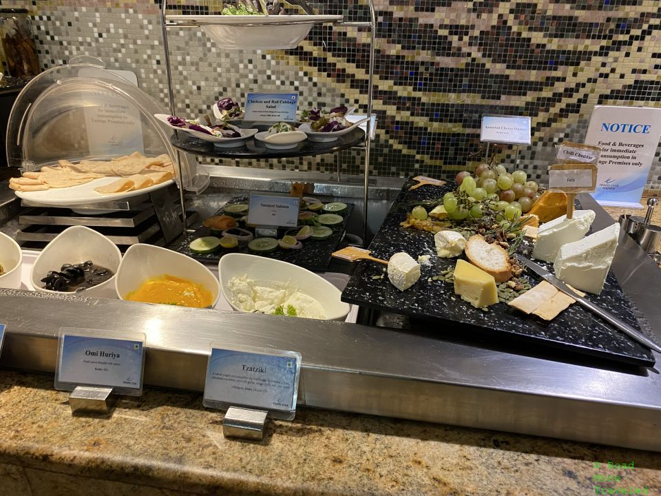 MAA T2 Travel Club Lounge cheese platter