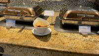 Travel Club Lounge Chennai Terminal 2 - non-veg buffet selection