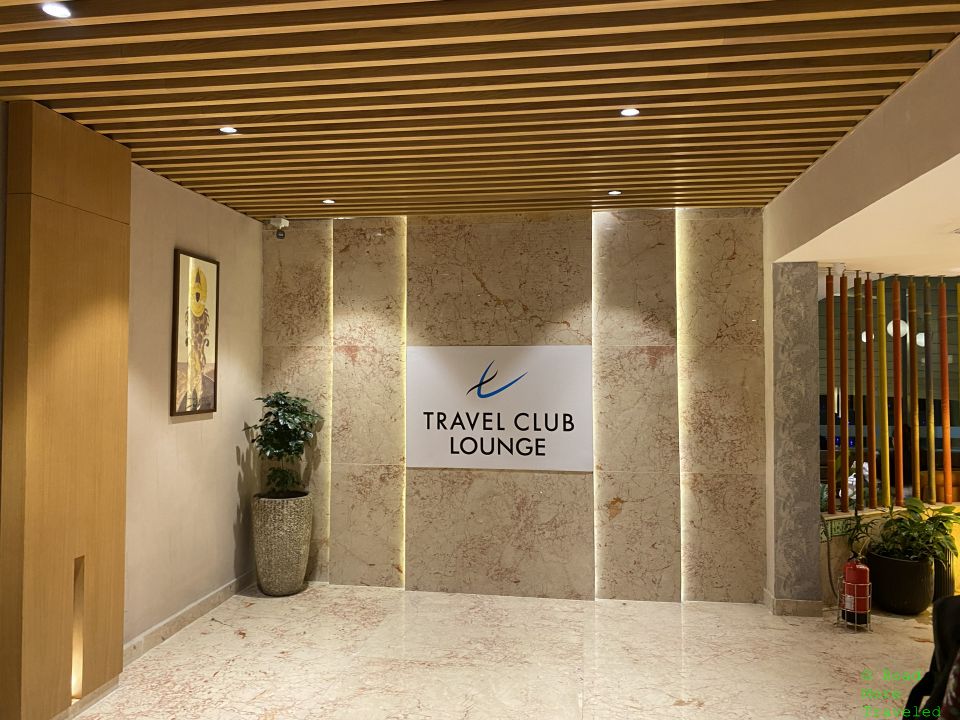 Travel Club Lounge Chennai Terminal 2 entrance