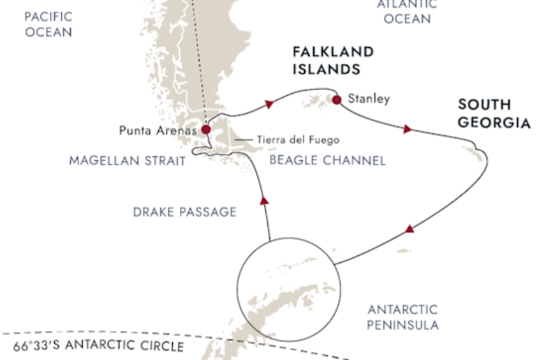 a map of the islands