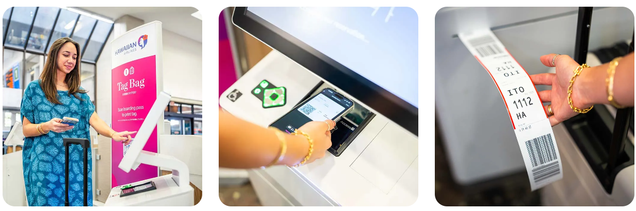 a person using a phone to pay for a card