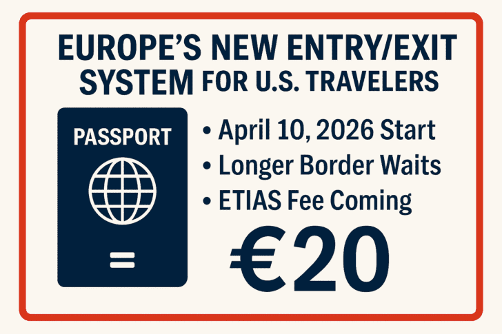 Europe’s Biometric Border Checks Are Here: Long Lines and Fees