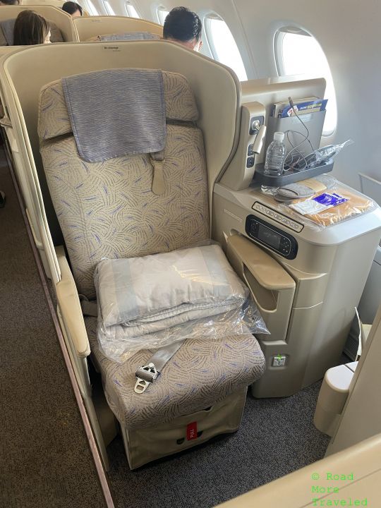 Asiana Airlines A380 Business Class - window seat