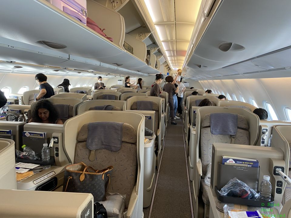 Asiana A380 Business Class cabin