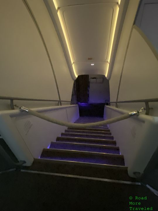 Asiana Airlines A380 Business Class staircase