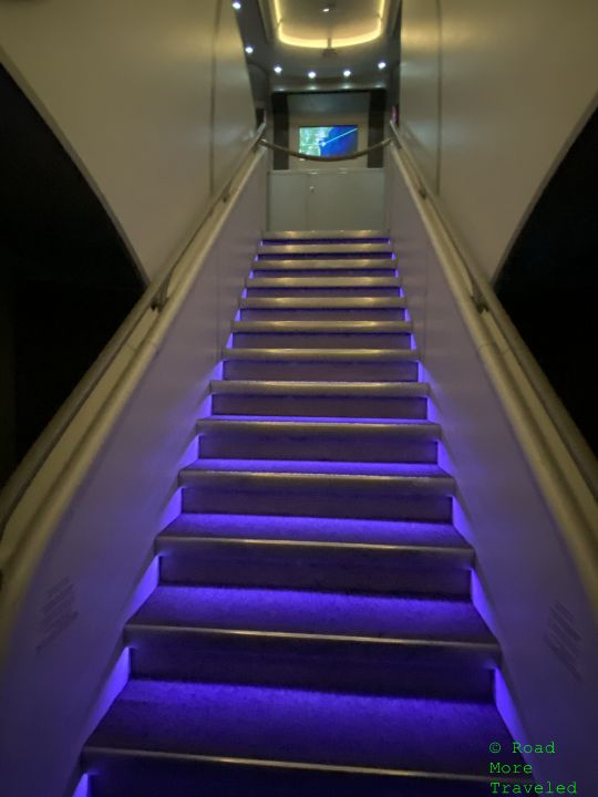 OZ A380 upper deck staircase