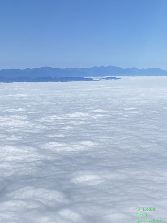 Marine layer over LA Basin