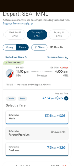 Philippine Airlines Awards Now Available Via Alaska’s Atmos Rewards Program